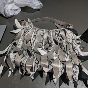 GAL Shoulder Bag 14*10inches Faux Snake Skin